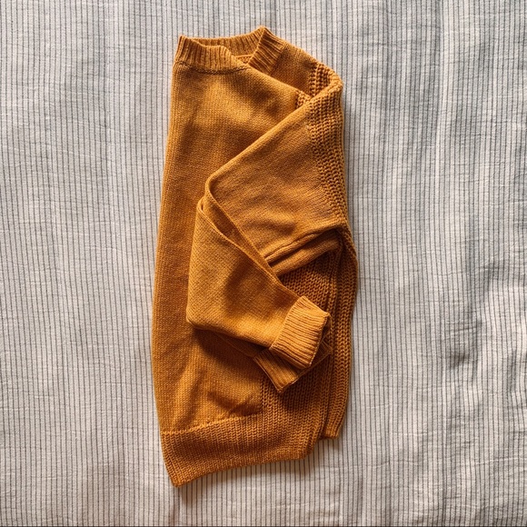 Orange/yellow Cozy Sweater - Picture 1 of 4